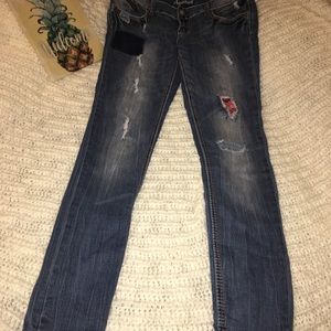 Skinny leg jeans
